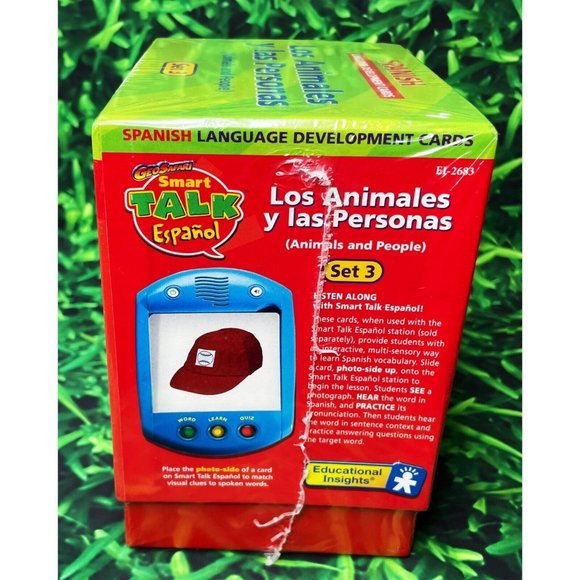 GeoSafari Smart Talk Electronic Learning Game Spanish Development Cards Set 3 - Picture 4 of 5
